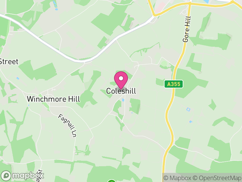 Map of Coleshill, Amersham and Villages Community Board