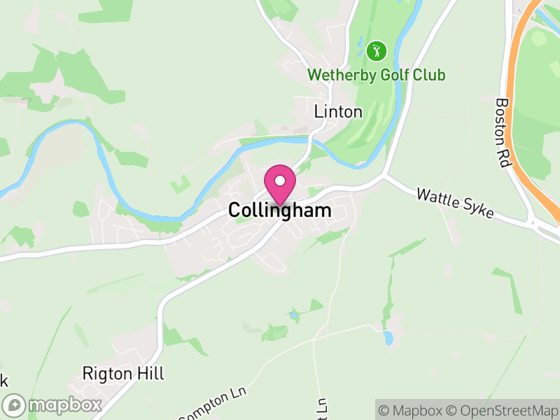 Map of Collingham, Leeds