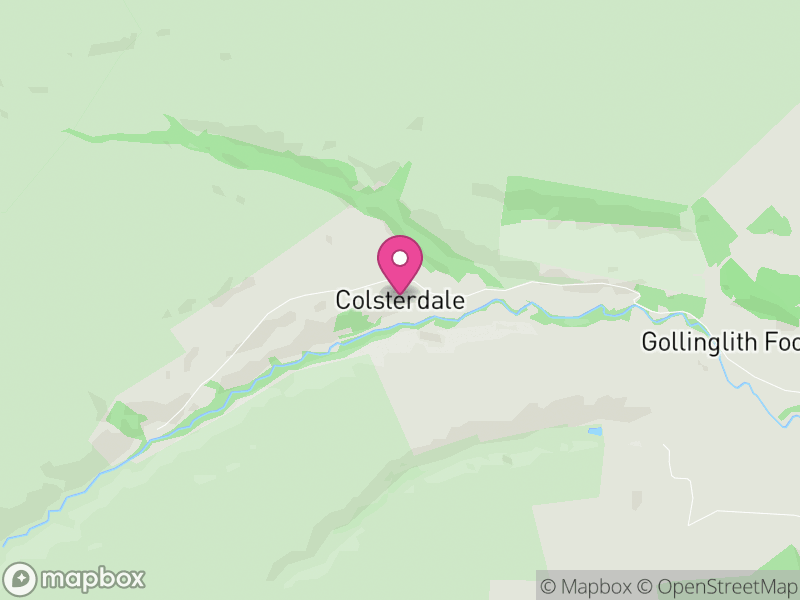 Map of Colsterdale, North Yorkshire