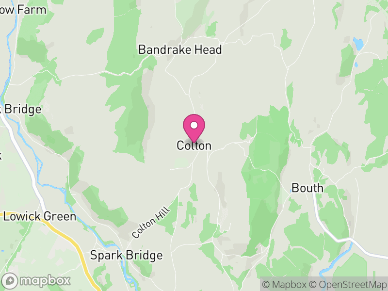 Map of Colton, Westmorland and Furness