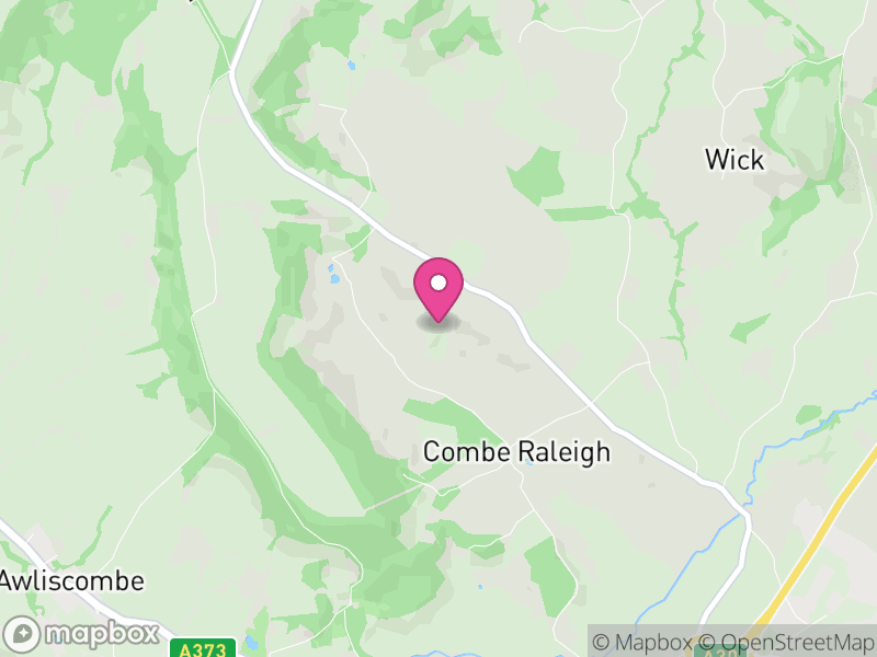 Map of Combe Raleigh, East Devon