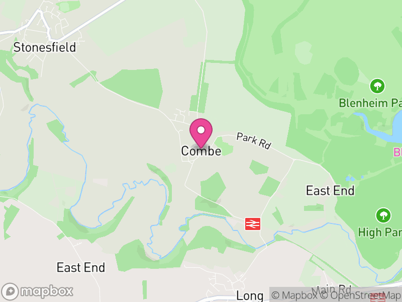 Map of Combe, West Oxfordshire