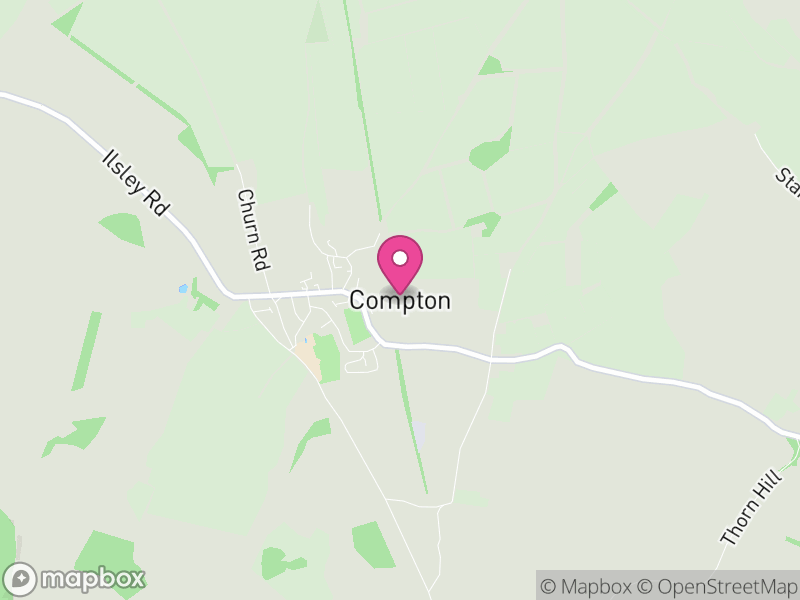 Map of Compton, West Berkshire
