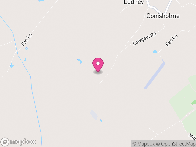 Map of Conisholme, East Lindsey