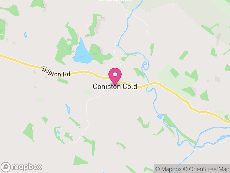 Map of Coniston Cold, North Yorkshire