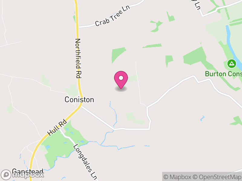 Map of Coniston, East Riding of Yorkshire