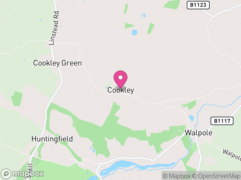 Map of Cookley, East Suffolk