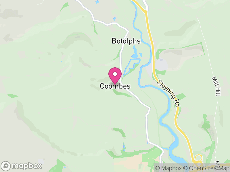 Map of Coombes, Adur