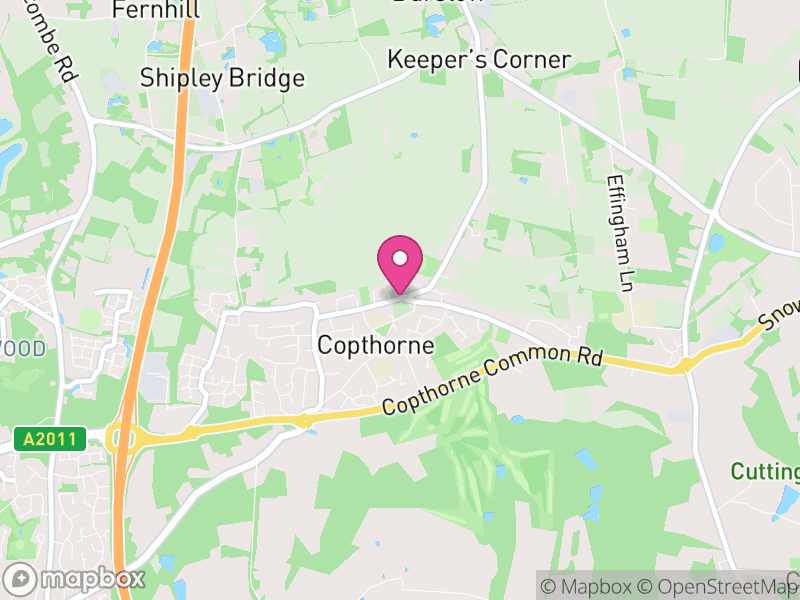 Map of Copthorne
