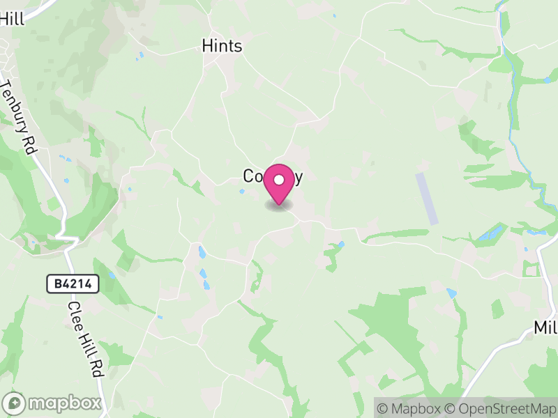 Map of Coreley, England