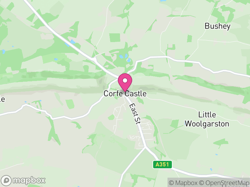 Map of Corfe Castle, Dorset