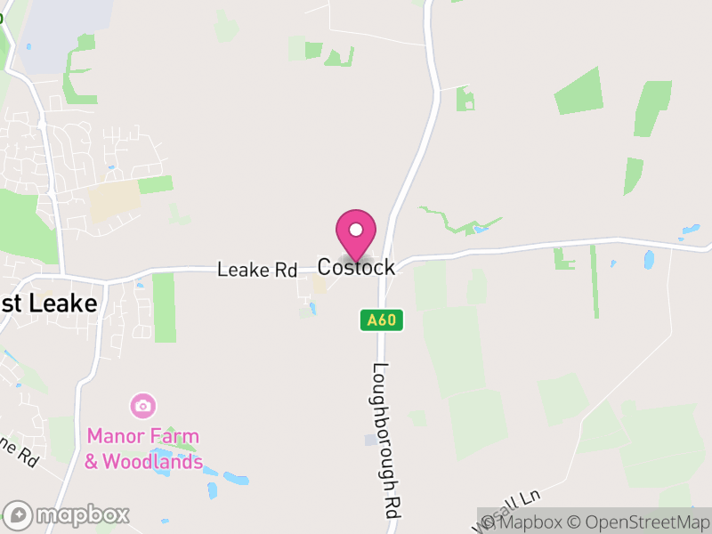 Map of Costock, Rushcliffe