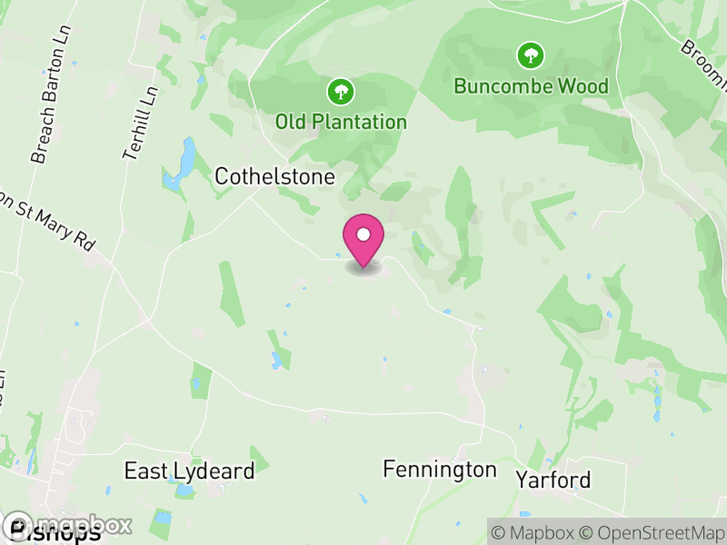 Map of Cothelstone, Somerset