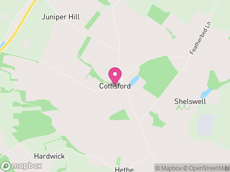Map of Cottisford, Cherwell
