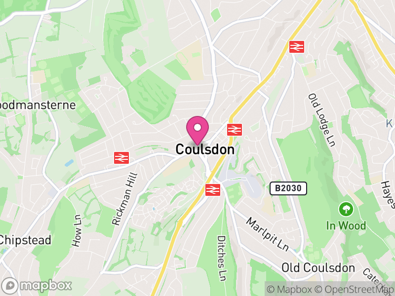 Map of Coulsdon