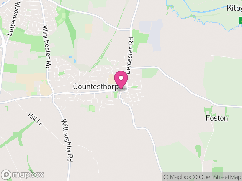 Map of Countesthorpe, Blaby