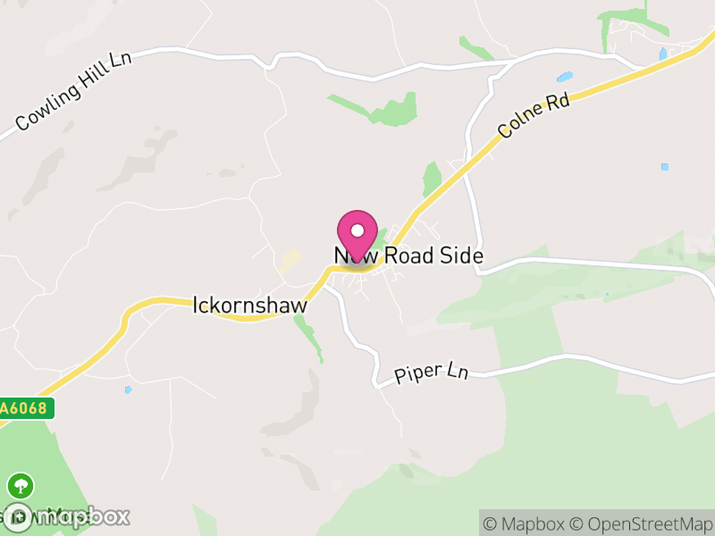 Map of Cowling, North Yorkshire