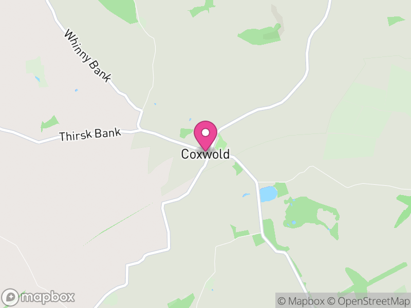 Map of Coxwold, North Yorkshire