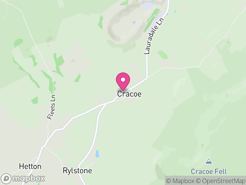 Map of Cracoe, North Yorkshire