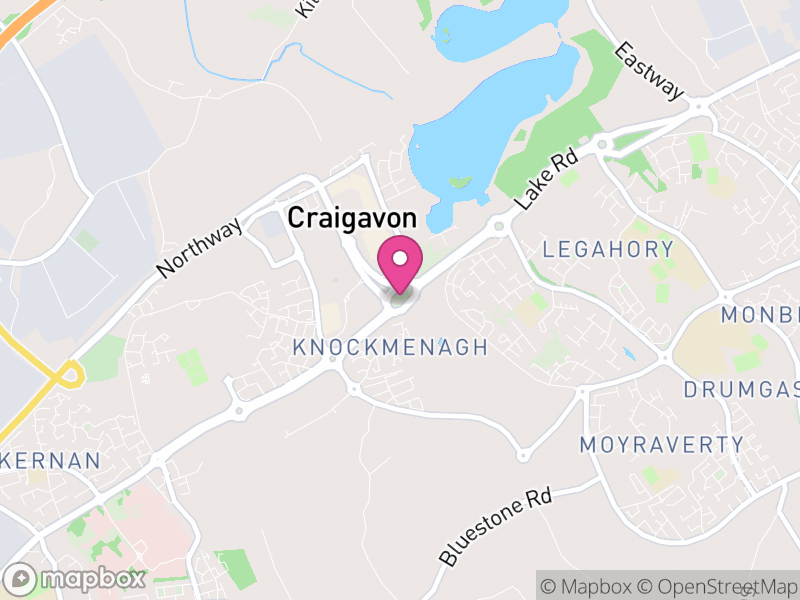 Map of Craigavon