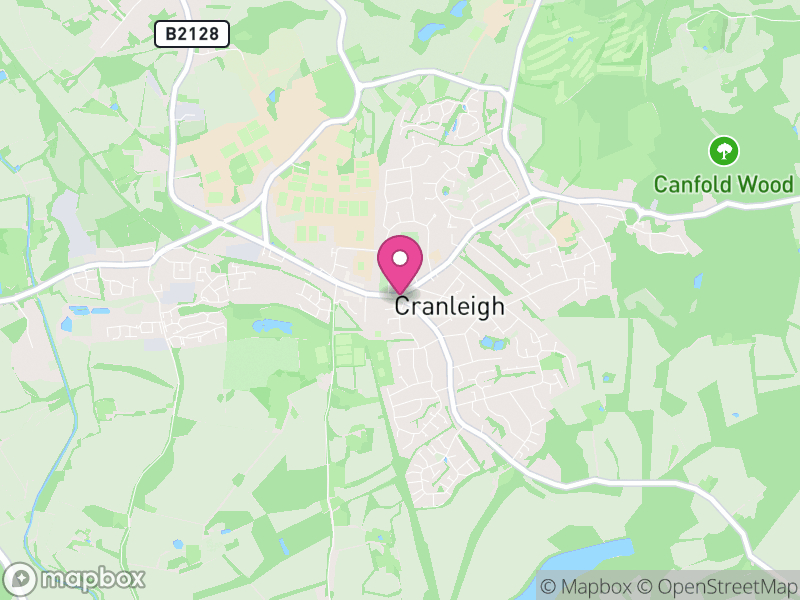 Map of Cranleigh, Waverley