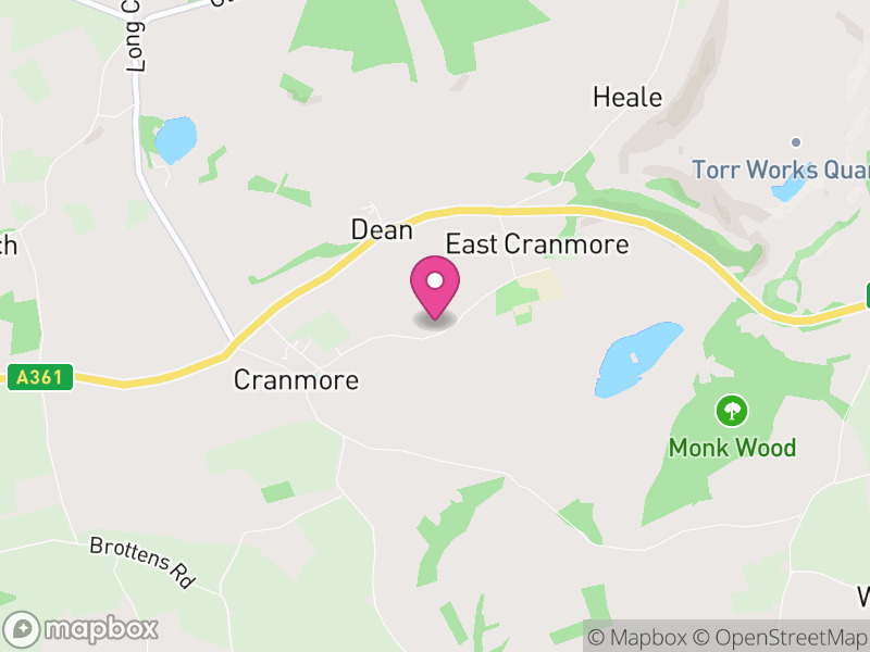 Map of Cranmore, Somerset