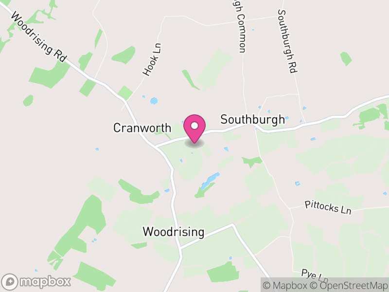 Map of Cranworth, Breckland