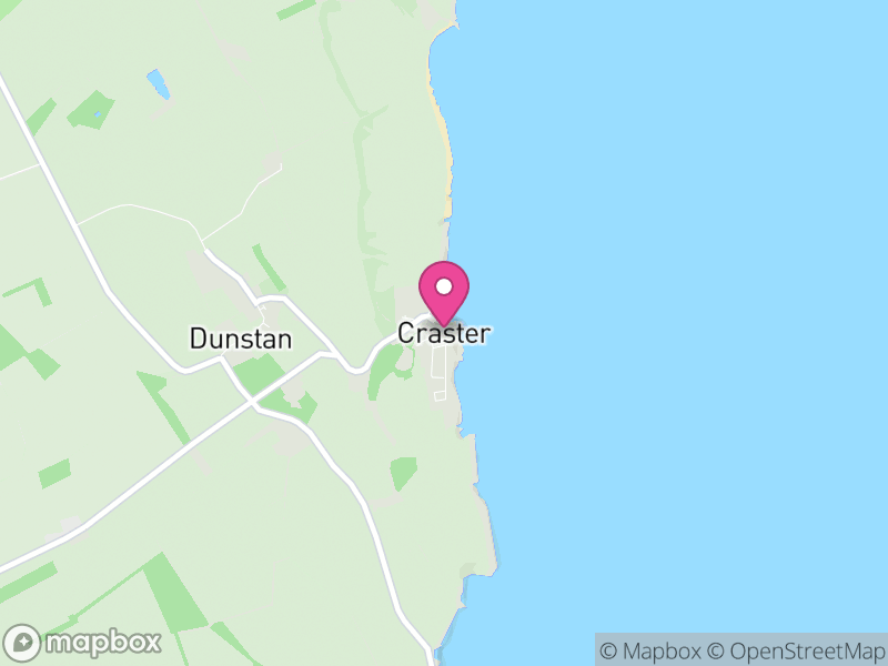 Map of Craster, Northumberland
