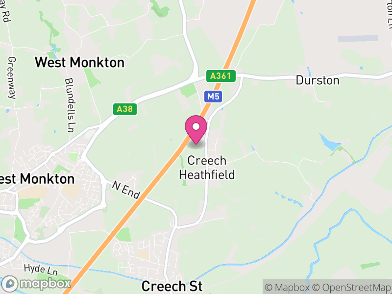 Map of Creech St. Michael, Somerset