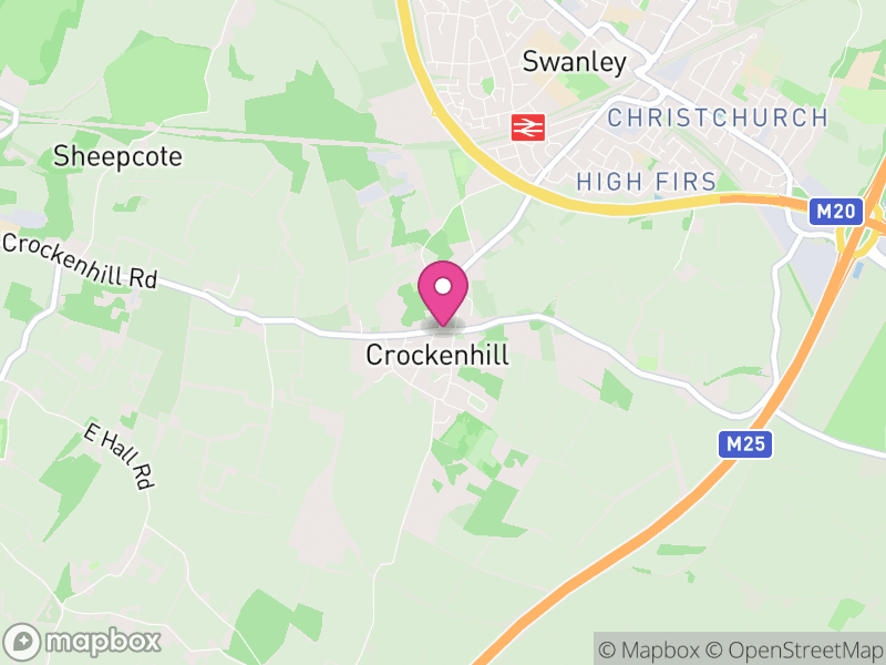 Map of Crockenhill, Sevenoaks