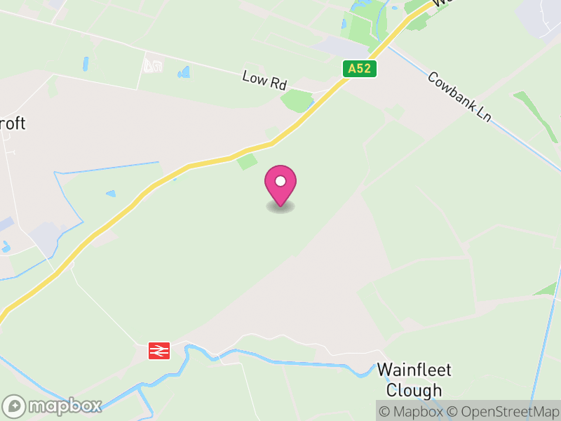 Map of Croft, East Lindsey