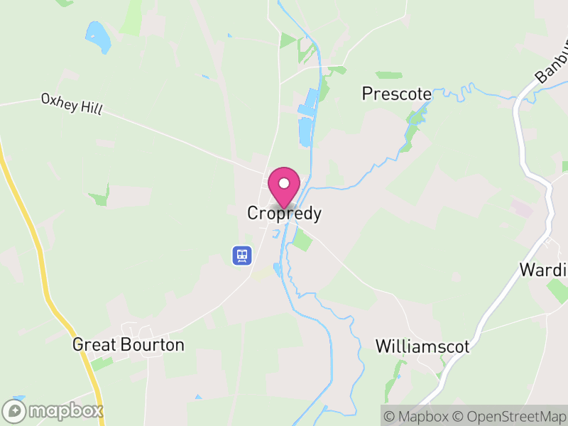 Map of Cropredy, Cherwell