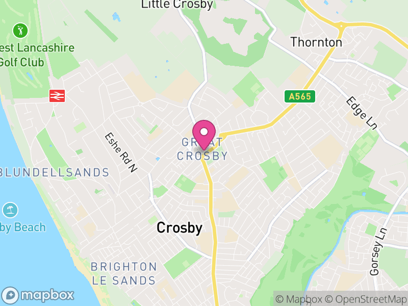 Map of Crosby, North Yorkshire