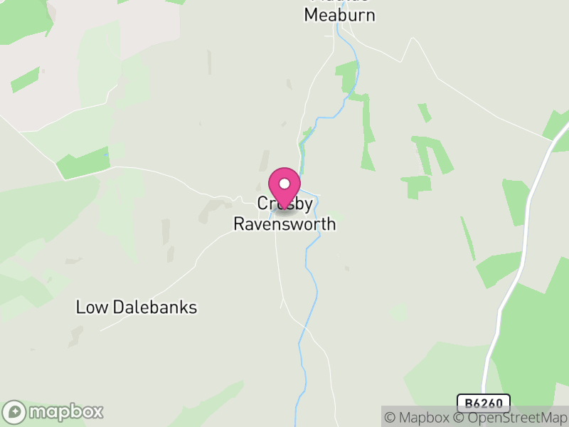 Map of Crosby Ravensworth, Westmorland and Furness