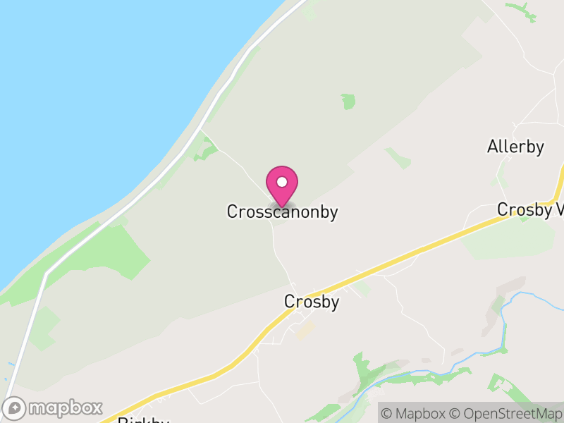 Map of Crosscanonby, Cumberland