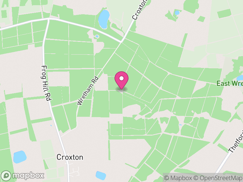 Map of Croxton, Breckland