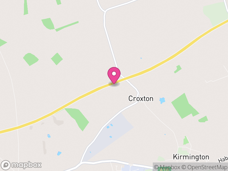 Map of Croxton, North Lincolnshire