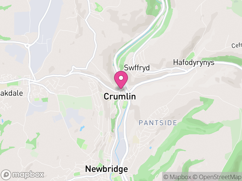 Map of Crumlin, Caerphilly