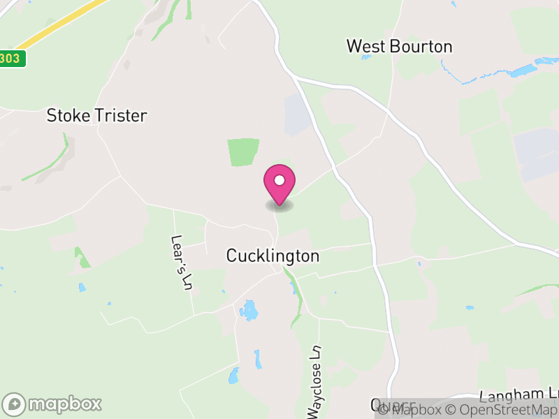 Map of Cucklington, Somerset
