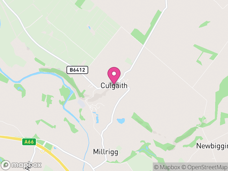 Map of Culgaith, Westmorland and Furness