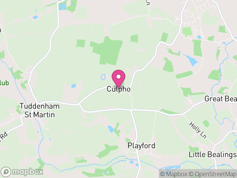 Map of Culpho, East Suffolk