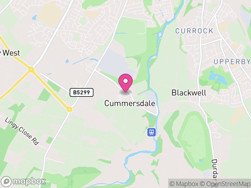 Map of Cummersdale, Cumberland