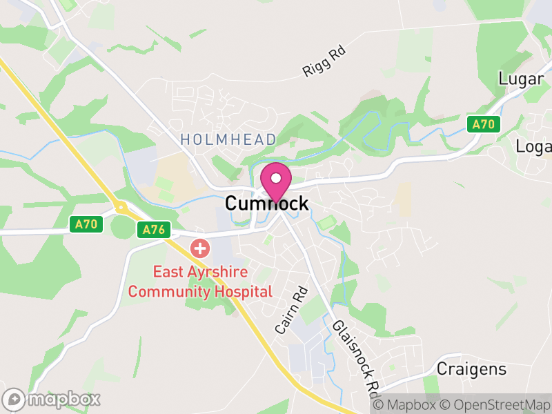 Map of Cumnock