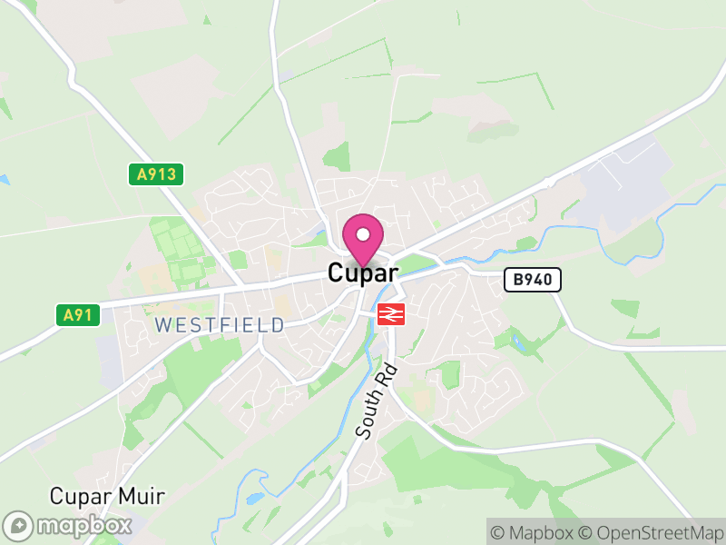 Map of Cupar