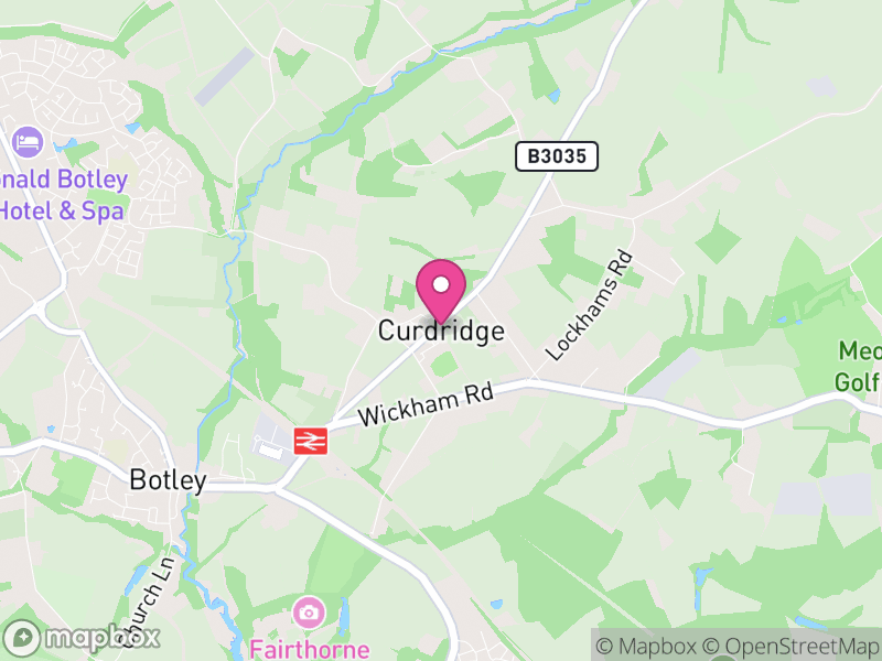 Map of Curdridge, Winchester