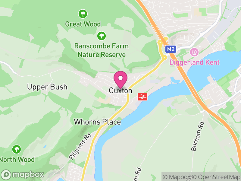 Map of Cuxton, Medway