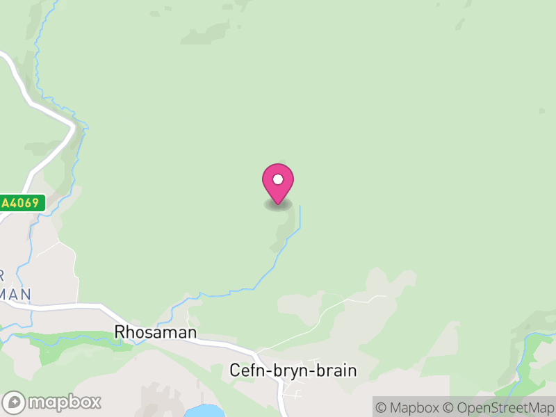 Map of Cwarter Bach, Sir Gaerfyrddin / Carmarthenshire