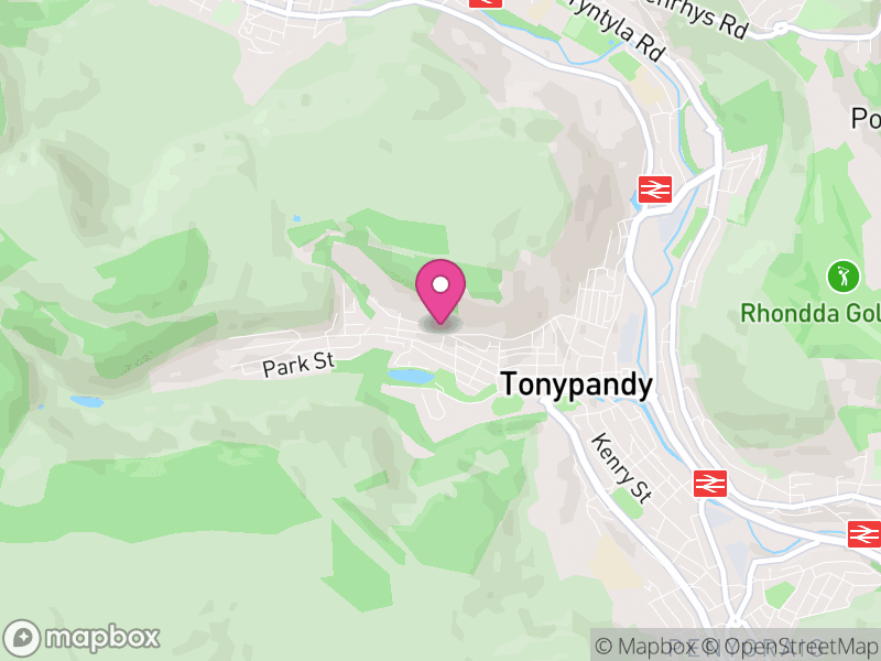 Map of Cwm Clydach, Rhondda Cynon Taf