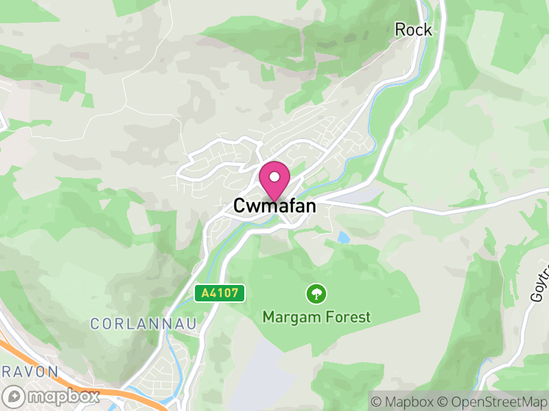 Map of Cwmavon, Neath Port Talbot
