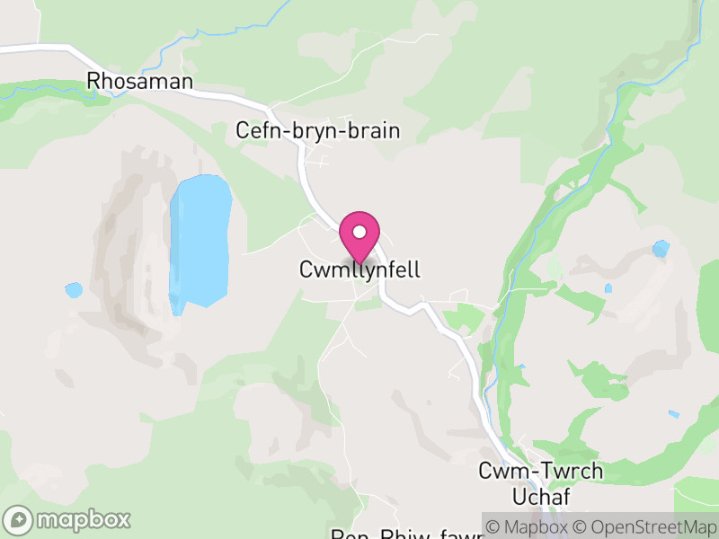 Map of Cwmllynfell, Neath Port Talbot